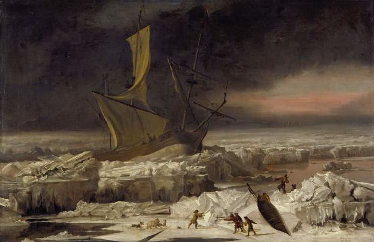 Abraham Hondius Arctic Adventure Norge oil painting art
